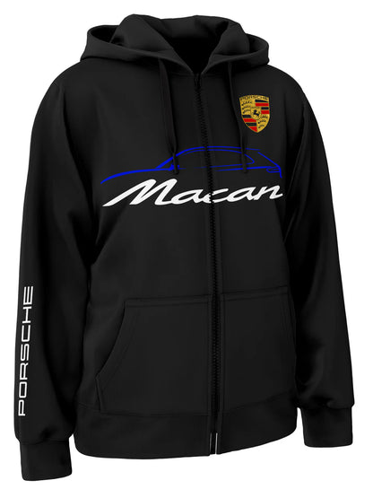 Porsche Macan Zipper Hoodie