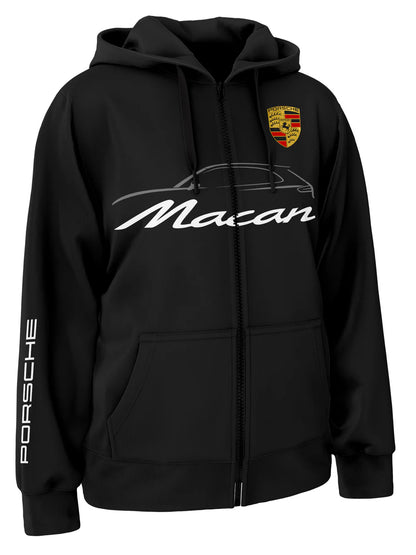 Porsche Macan Zipper Hoodie