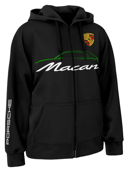 Porsche Macan Zipper Hoodie