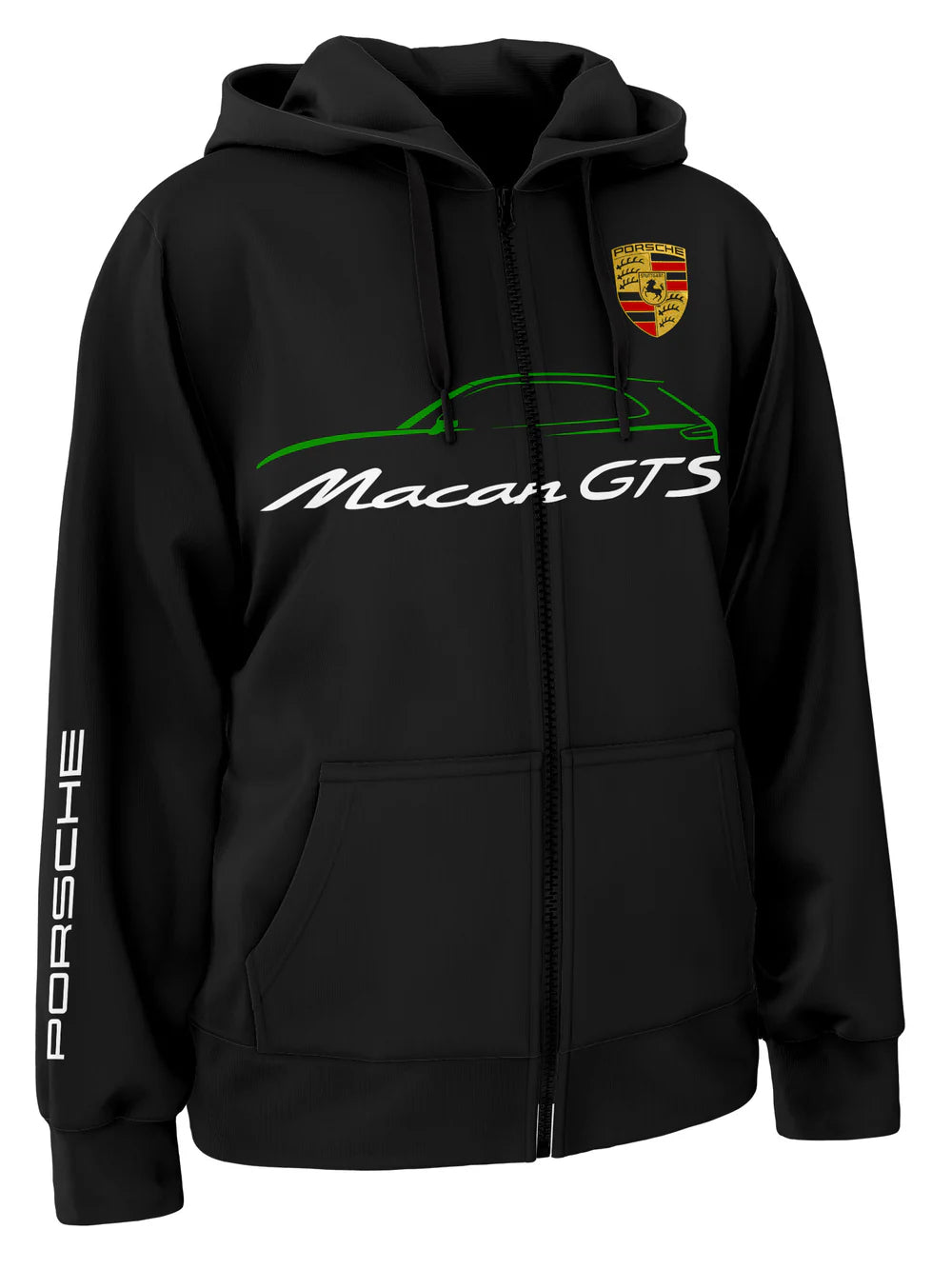 Porsche Macan Gts Zipper Hoodie