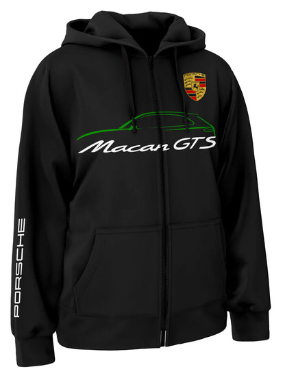 Porsche Macan Gts Zipper Hoodie
