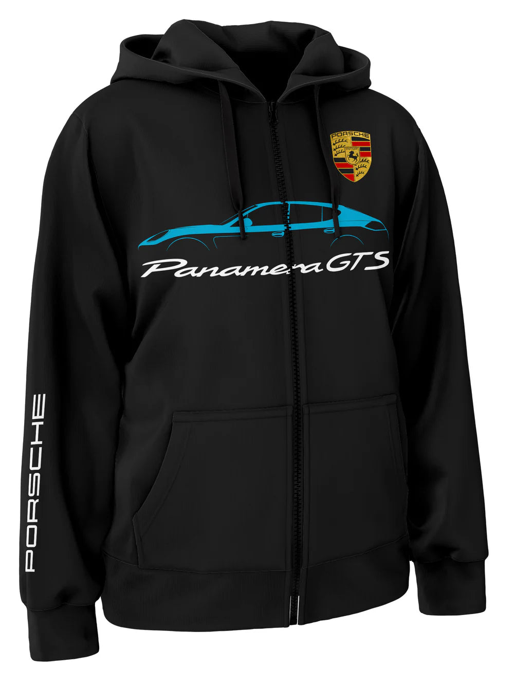 Porsche Panamera Gts Zipper Hoodie