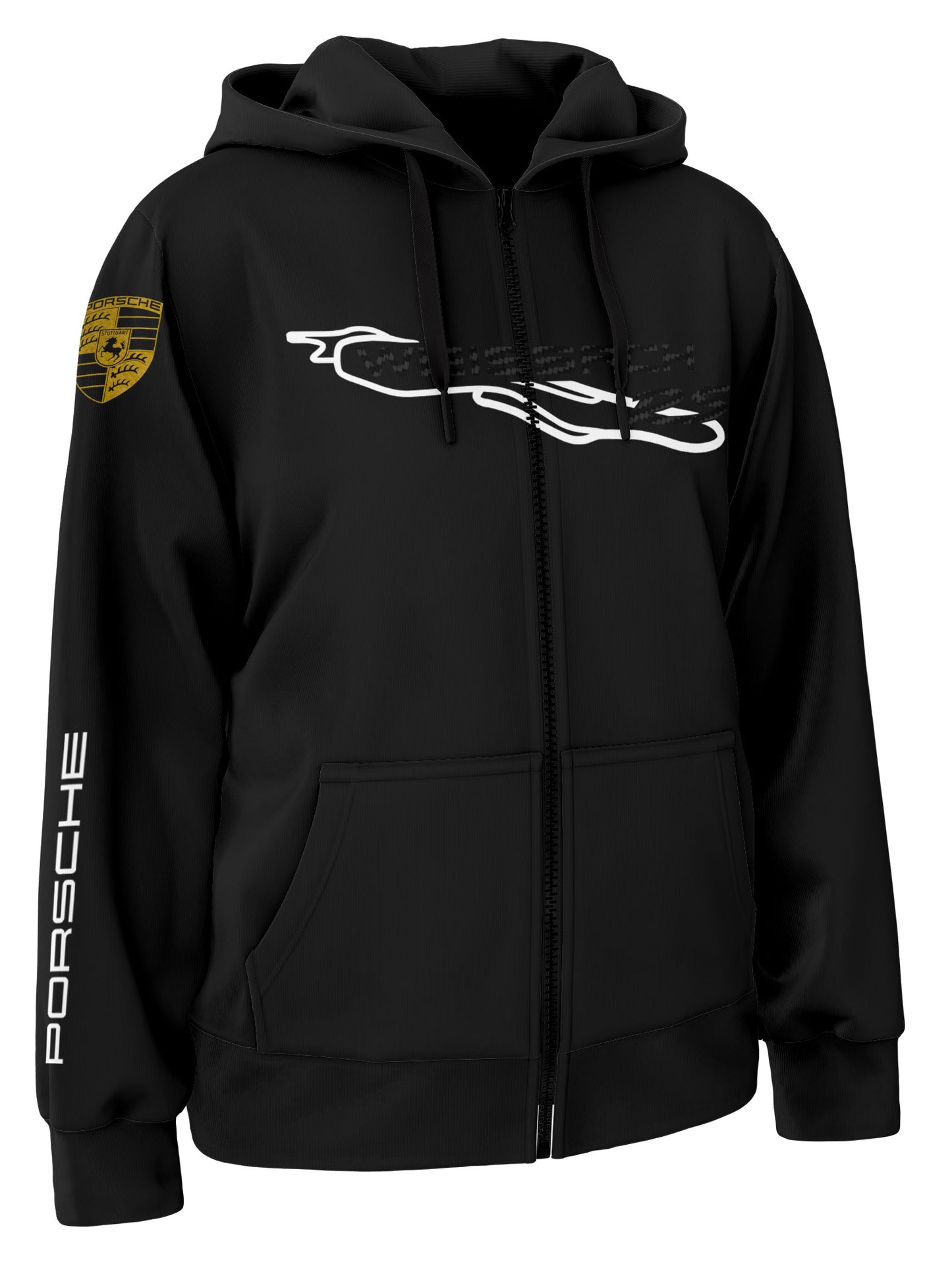 Porsche Weissach Rs Zipper Hoodie